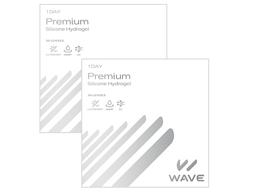 WAVEワンデー プレミアム 30枚入り（×2箱）